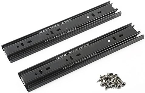 Bermu Cold Rolling Steel Ball Bearing Full Extension Drawer Slides 1 Pair
