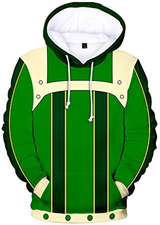 Unisex Boku no Hero Academia Cosplay Costume Million Ochaco Uraraka Bakugou Katsuki Asui Tsuyu All Might Hoodie My Hero Academia Pullover