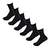 Pack of 6 ,HOEREV Women's Bamboo Fiber Breathable Daily Socks