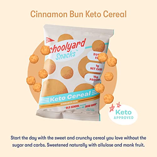 Schoolyard Snacks Keto Cereal Low Carb, Zero Sugar A Healthy High