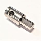 Vendetta Precision Garden Auger Power Drill Adapter - Stainless Steel - Fits Hiltex