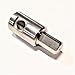 Vendetta Precision Garden Auger Power Drill Adapter - Stainless Steel