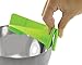 Klemoo Clip-on Silicone Strainer, Green - Dishwasher Safe Colander and Drainer, Flexible Fit all Size Pots, Pans, Bowls - Strain for Pasta, Noodles, Vegetables, Potatoes