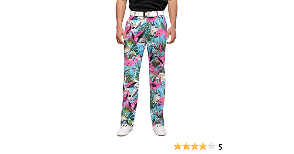 Loudmouth Golf Pink Flamingos Men's 