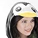 Emolly Fashion Adult Penguin Animal Onesie Costume Pajamas for Adults and Teens (Small, Penguin) Black/White