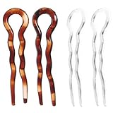 Caravan LargeTortoise Shell Crink Hair Pins Model No. 465/2 - Assorted Colors