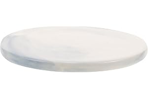 Uonlytech Ceramic Wax Seal Backing Pad Heat Resistant Blue Marble Round Seal Wax Plate Crafts