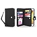 Gear Beast Flip Cover Dual Folio Case fits iPhone 8 Plus / 7 Plus Wallet Case Slim Protective PU Leather Case 7 Slot Card Holder Including ID Holder 2 Inner Pockets Stand Feature Wristlet