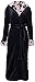 Simplicity Women's Soft Plush Hoodie Bathrobe Kimono Robe with Hoodie,Black,One Size