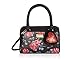 Luv Betsey Johnson Floral Harlet Medium Crossbody Satchel Bag - Red