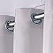 Exclusive Home Curtains - EH7970-06 2-96G Chateau Striped Faux Silk Grommet Top Curtain Panel Pair, 54x96, Blush, 2 Piece