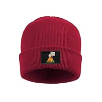 MMDEA Unisex Knit Hat Charlie Brown Yellow Zigzag Patterned Shirt Warm Woolen Sport Ski Cap