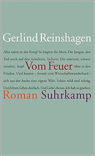 Vom Feuer Roman Amazon De Reinshagen Gerlind Bucher