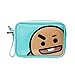 BT21 Official Merchandise by Line Friends - SHOOKY Enamel Cosmetic Bag Travel Pouch for Toiletry and Makeup