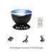iAVO Remote Control Ocean Wave LED Projector Night Light with 7 Colorful Light Mode and Built-in Music Player Black