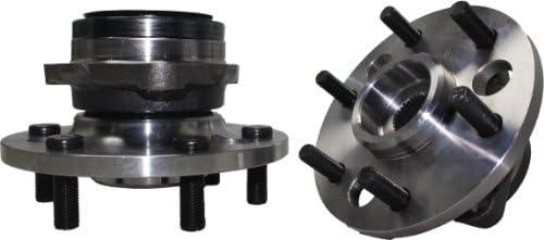 Detroit Axle6 Lugs Front Wheel Bearing Hubs for Chevy GMC K1500 K2500 Suburban Blazer Yukon, Replacement Wheel Bearing and Hubs Assembly Set, Pair Hubs