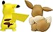 Takara Tomy ESP-10 Takaratomy Pokémon Sun & Moon Esp-10-Pikachu & Eevee Figure, 1.5
