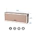 Superway Portable Wireless Bluetooth Speaker Louder Volume Superior Sound with 20W Driver Enhanced Bass and Bluetooth 4.0 Built-in Mic for iPhone, iPad, Samsung, Laptops and More(Aluminum Gold)