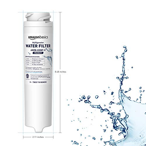 Amazon Basics Replacement GE GSWF Refrigerator Water Filter Cartridge