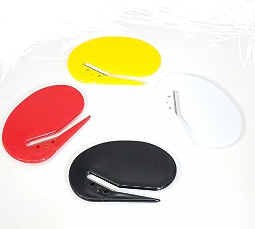 Letter Opener. Envelope Slitter for Opening Mail. 4 Pack Plastic Razor Paper Knife.