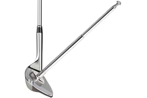 JUNNEE Golf Alignment Rods, 7 Length Adjustments - Golf Alignment Stick Corrector Lie Angle Tool, Golf Swing Training Aids Aiming Stick - Golf Club Face Aim, Visualize and Align Your Golf Shot