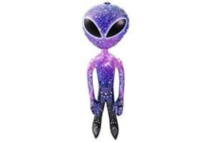 RAYBERRY 36" Galaxy Space Alien INFLATE Inflatable 3 FEET Blow UP Prop UFO Child Play Toy