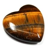 Golden Tiger Eye Heart (3/4