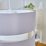MiniSun Modern 2 Tier Ceiling Light Shade Grey 26cm Pendant view 6
