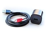 New Motorola Droid Z/Z Force/Z Play Google Pixel Type C USB-C Rapid Fast Home Wall Travel Charger - Nexus 6P 5X LG G5 OnePlus2 5v/2.4a Red LED - QuickCharge 2.0
