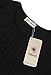 Timeson Womens Dress Shirts and Blouses for Work,Loose Sheer Long Sleeve Blouses for Women Business Casual Ladies Career Office Tops Professional Attire Trendy Dressy Peasant Black XXX-Large