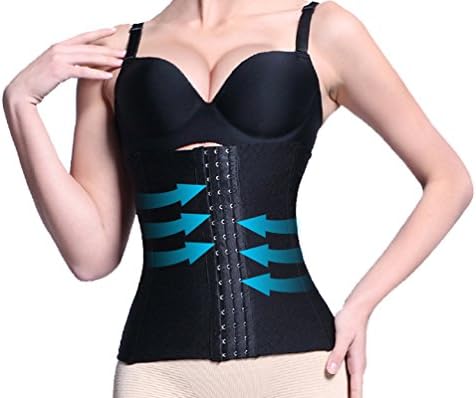Women's Waist Tummy Slimming Body Shapewear (XXL 34.15 - 38.04 Waist, black)