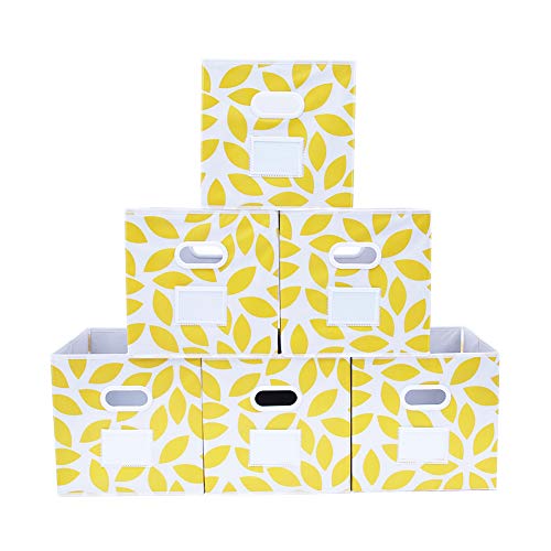 Max Houser Fabric Storage Bins Cubes Baskets Containers With Dual