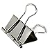 1InTheOffice Large Metal Binder Clips, Silver, 2