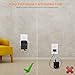 MROUNT Outlet Wall Mount for Blink Sync Module, Simple Mounting Bracket Holder for Blink XT Blink XT2 Outdoor and Indoor Security Camera WiFi Hub, No Messy Wires or Screws (1 Pack, Black)