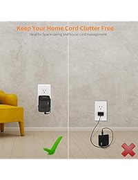 Mrount Outlet - Soporte de pared para módulo de sincronización intermitente, soporte de montaje simple para Blink XT para cámara de seguridad exterior e interior, hub WiFi, sin cables o tornillos desordenados