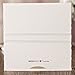 WISHMADE 5.9 x 5.9 Inch 50PCS White Laser Cut Wedding Invitations Pocket with Envelopes and Bowknot Blank Kraft Paper Invitation for Engagement Quinceanera wedding invite