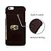 Lockwood iPhone 6/6s Snap On Wallet Case | Vintage Dark Brown | Travel Wallet With Card Holder | Ultra Slim & Lightweight Design | Classic Cases for Modern Devices | (4.7