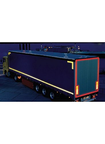 Caledonia Signs 56334 Lorry Marking Contour Tape, Rigid Vehicle, 55 mm x 12.5 m, Red