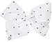 Jojo Siwa Bows Signature Collection Hair Bows Rainbow Unicorn-White Rainbow Rhinestones