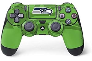 Skinit Decal Gaming Skin Compatible with PS4 Controller - Officially Licensed NFL Seattle Seahawks Double Vision Design