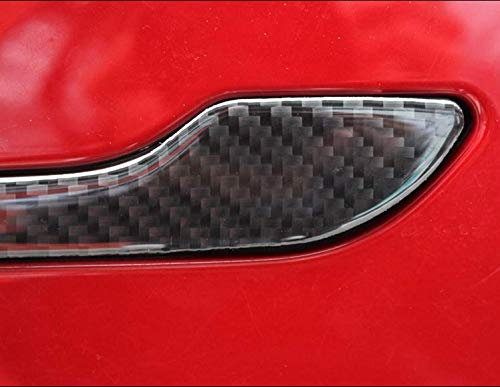 KTYX Car Door Handle Wrap for Model 3 2017 2018 2019 Exterior Cover Trims Accessories Protector Sticker Carbon Fiber Cover