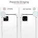 Tmacker Google Pixel 4XL Case, Google Pixel 4 XL Phone Case with 2 Pack HD Soft Screen Protector,Soft TPU Crystal Transparent Slim Anti Slip Full-Body Protective Phone Case-Clear