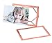 Superbpag 4 x 6 Inch Rose Gold Picture Frame Photo Display for Desk or Wall, Set of 2