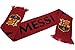 FC BARCELONA MESSI- Messi Scarf - Official, Authentic Item - Features FCB Colors and Crest