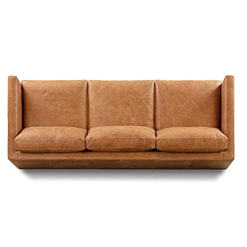 POLY & BARK Nolita Sofa in FullGrain PureAniline Italian Leather