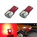 JDM ASTAR Extremely Bright 5730 SMD 194 168 2825 W5W T10 LED Bulbs,Brilliant Red