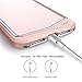 iPhone 8 Case, iPhone 7 Case, Clear Scratch Resistant Transparent Back Cover  with  TPU Rubber Shock Bumper for iPhone 8 & iPhone 7 Air Space Shockproof -Rose Gold