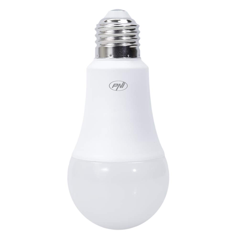 PNI SB9 W Intelligent SmartHome 9 W with Adjustable LED Light, Compatible with Google Home Alexa White