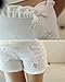 Ameyda Womens Maternity Distressed Denim Shorts