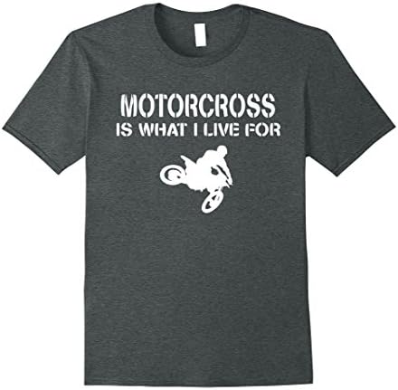 Mens Dirtbike & Motorcross T Shirts For Men, Women, Kids 3XL Dark Heather